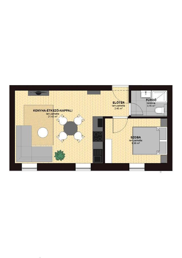 Dotis Apartman Tata Eksteriør billede