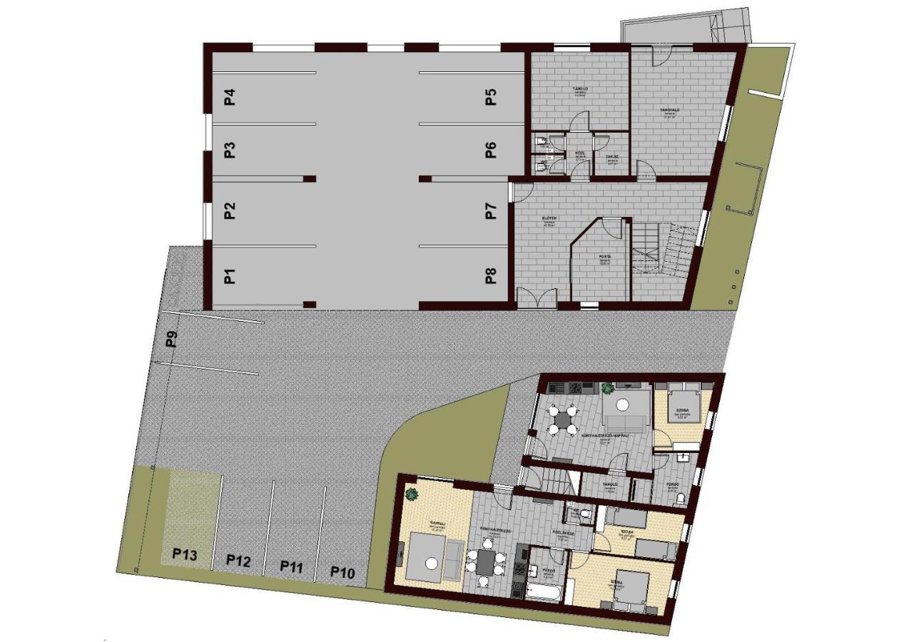 Dotis Apartman Tata Eksteriør billede